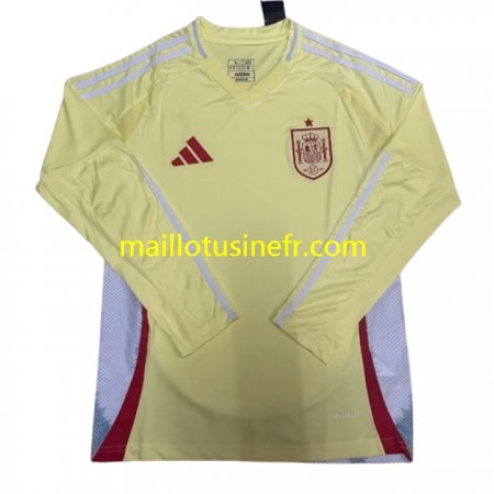 Maillot de Foot Espagne Extérieur UEFA EURO 2024 Manches Longues Maillot de Foot Espagne Extérieur UEFA EURO 2024 Manches Longues